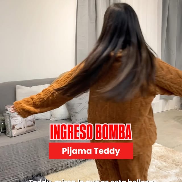 🔥EL PIJAMA QUE TODA BLANQUERÍA NECESITA🔥

🧸Pijama Teddy✨
Extra suavidad y abr